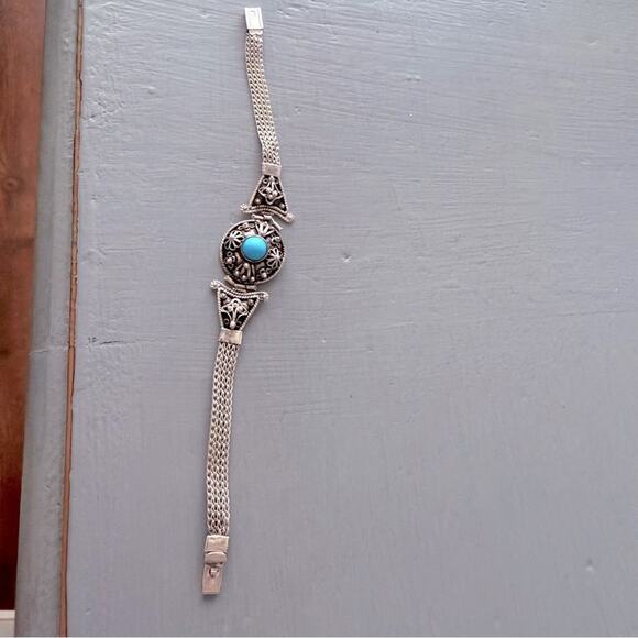 925 Sterling Silver Mesh Bracelet - Picture 6 of 9